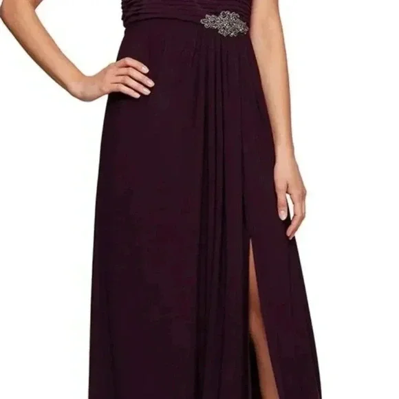 Alex Evenings Cowl Neck & back A-Line Jersey Dress w/pleated bodice. Size 20 Alex Evenings Cowl Neck & back A-Line Jersey Dress w/pleated bodice. Size 20